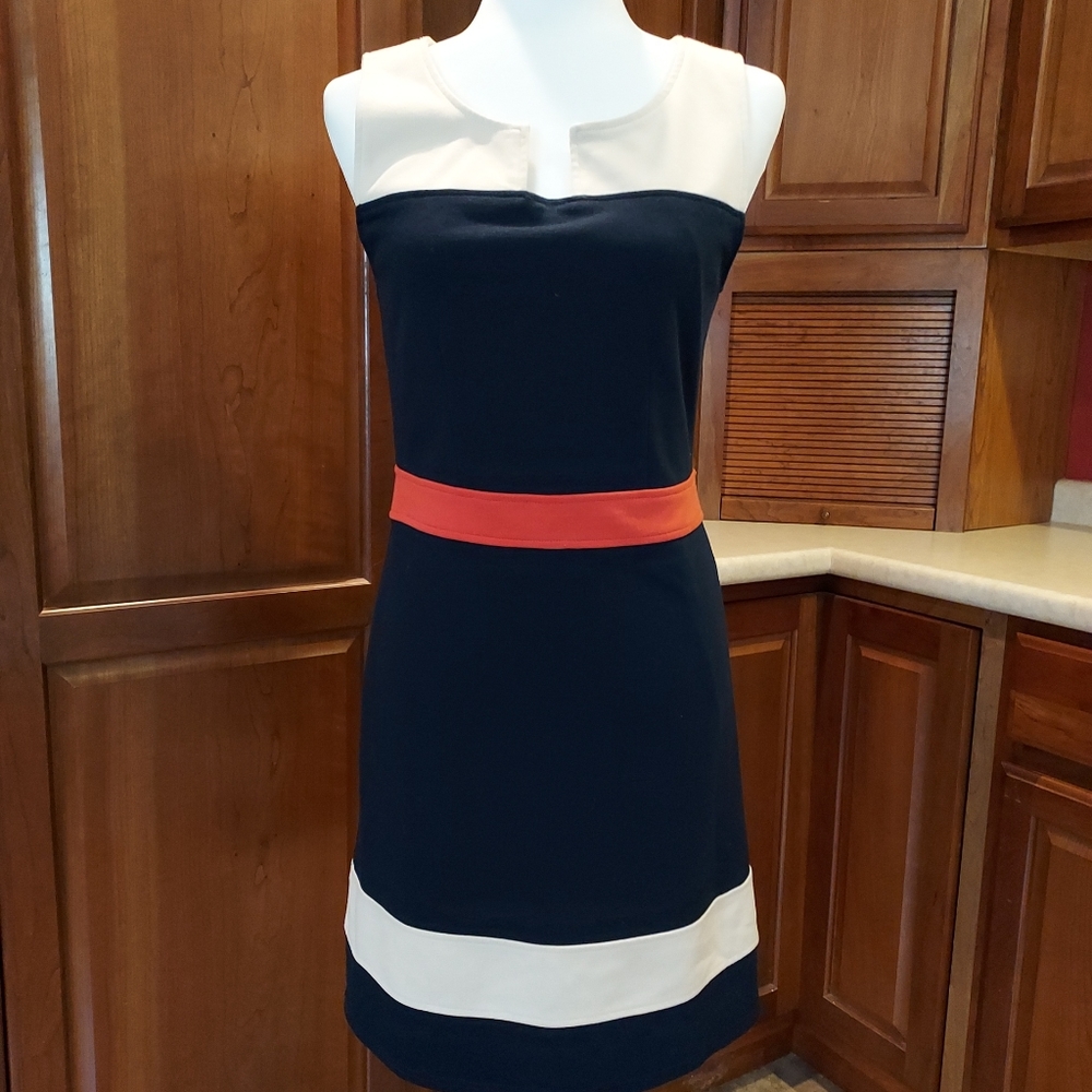 41 Hawthorn womens dress size small, navy blue zip up